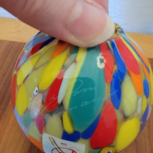 Signed Murano Millefiori Bud Vase – Imperio Rossi – Vetro Artistico #033 –... - Picture 4 of 11